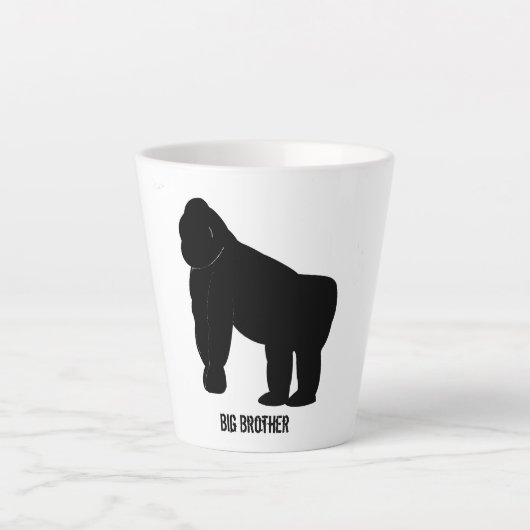 Gorilla Latte Tasse (Vorderseite)