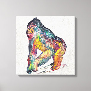 Gorilla Leinwanddruck