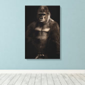 Gorilla Leinwanddruck (Insitu (Holzboden))