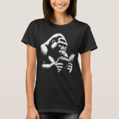 Gorilla liest ein Buch T-Shirt (Vorderseite)