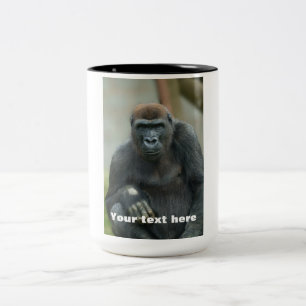 Gorilla Lope Pose Zweifarbige Tasse