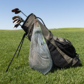 Gorilla Lope Profil Golfhandtuch (Gras)