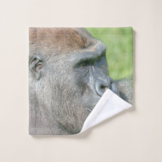 Gorilla Lope Profil Waschlappen (Waschlappen)