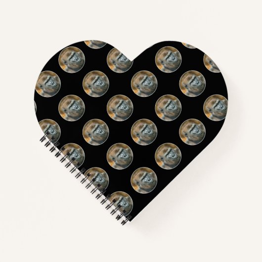 Gorilla Lope (Round Design) Notizblock (Vorderseite)