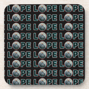 Gorilla Lope Shines im Design von hellen Namen Getränkeuntersetzer
