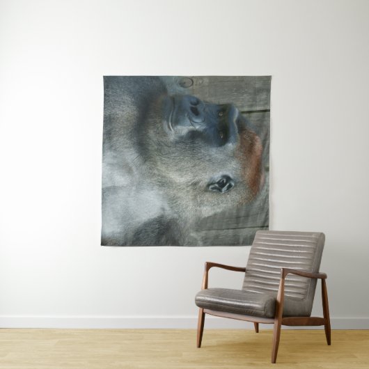 Gorilla Lope Wandteppich (Beispiel (Horizontal))