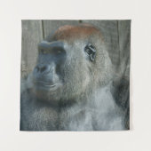 Gorilla Lope Wandteppich (Vorderseite)