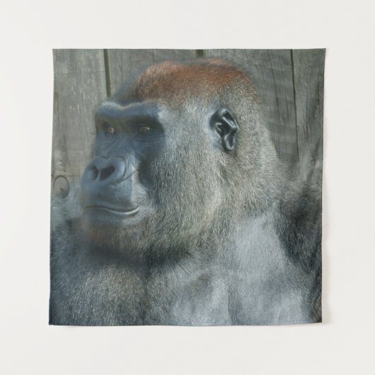 Gorilla Lope Wandteppich (Vorderseite)