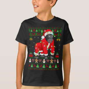 Gorilla Lover Xmas Matching Santa Ugly Gorilla Chr T-Shirt