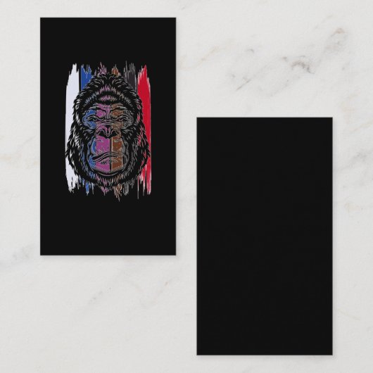 Gorilla Martial Arts Jiu Jitsu Fighter Visitenkarte (Vorne/Hinten)