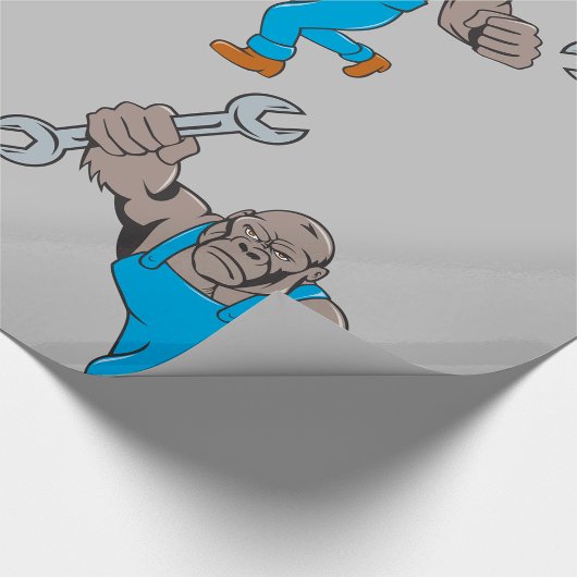 Gorilla Mechanic Geschenkpapier