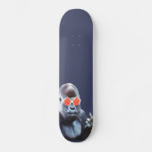 Gorilla middlefinger Straßen-Kunst-Skateboard Skateboard (Vorderseite)