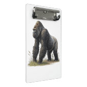 Gorilla Mini Klemmbrett (Schrägansicht)