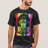 Gorilla mit Gasmaske Rainbow Graffiti T-Shirt (Vorderseite)