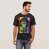 Gorilla mit Gasmaske Rainbow Graffiti T-Shirt (Vorne ganz)