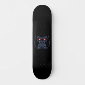 Gorilla mit roten Augen Skateboard (Vorderseite)