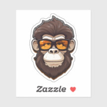 Gorilla mit Sonnenbrille-Clip Art