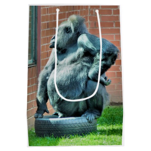 GORILLA MITTLERE GESCHENKTÜTE (Rückseite)