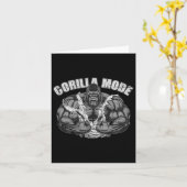 Gorilla Mode Gym Ape Fitness Coach Lockerer Affe Karte (Gelbe Blume)