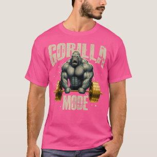 Gorilla Mode Gym Workout Bestie Gewichtungskörper T-Shirt