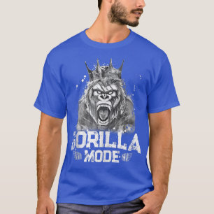Gorilla Mode Workout Gym Erfolg Fitness King Bea T-Shirt