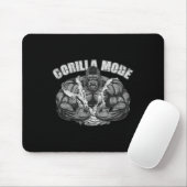 Gorilla-Modus-Gym-Affe-Fitness-Coach-Swole-Affe Mousepad (Mit Mouse)