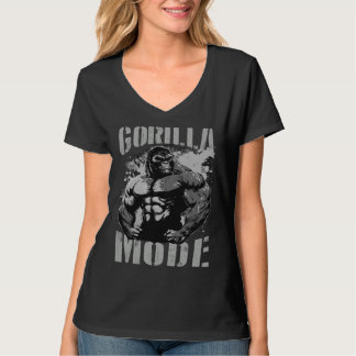 Gorilla-Modus-Motivationszitat-Gym-Workout-Beast M T-Shirt
