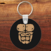 Gorilla Monkey Bly Brust Kostüm Diy Halloween Schlüsselanhänger (Vorderseite)