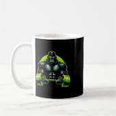 Gorilla Monkey Gym Wear Bodybuilding Workout Motiv Kaffeetasse (Links)