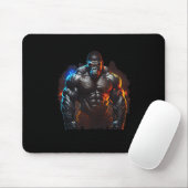 Gorilla Monkey Gym Wear Bodybuilding Workout Motiv Mousepad (Mit Mouse)