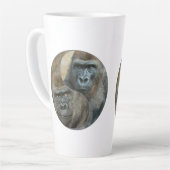 Gorilla Mother and son Coffee Tasse (Linke Ecke)