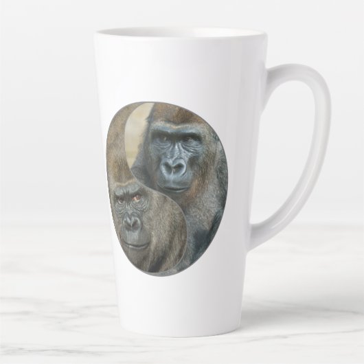 Gorilla Mother and son Coffee Tasse (Rechts)