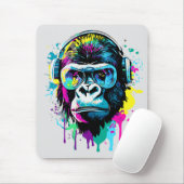 Gorilla Mouse Pad - Gorilla Head Mousepad (Mit Mouse)