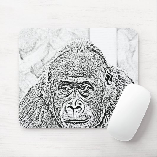 Gorilla Mousepad (Mit Mouse)