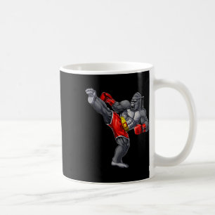 Gorilla Muay Thai Boxen Karate Kickboxen Martial Kaffeetasse
