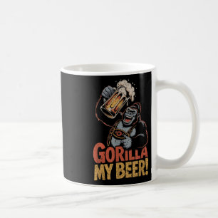 Gorilla My Beer Funny Ape Stein Party Tier Kaffeetasse