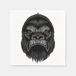 Gorilla Napkins - Illustriertes Party Serviette