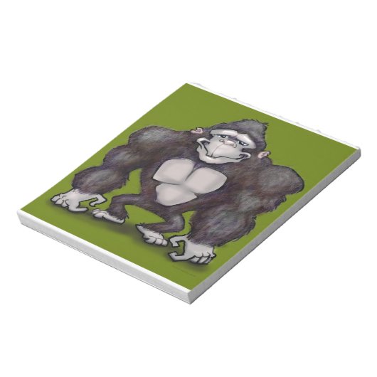 Gorilla Notizblock (Rotiert)