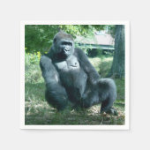 Gorilla Paper Napkins Serviette (Vorderseite)