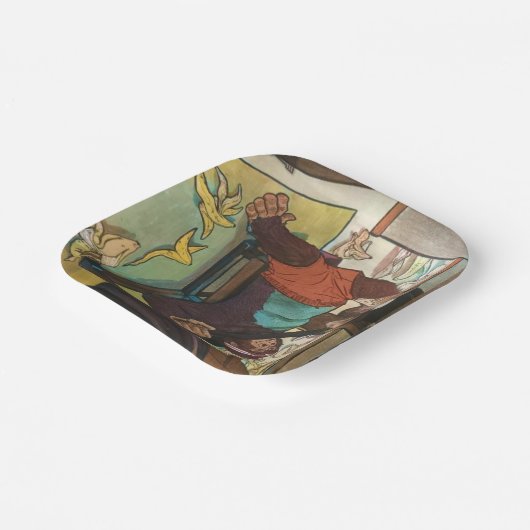 #Gorilla Paper Plate Pappteller (Gewinkelt)