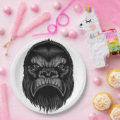 Gorilla Paper Plate Pappteller (Party)