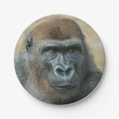 Gorilla Pappteller (Vorderseite)