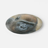 Gorilla Pappteller (Schrägansicht)