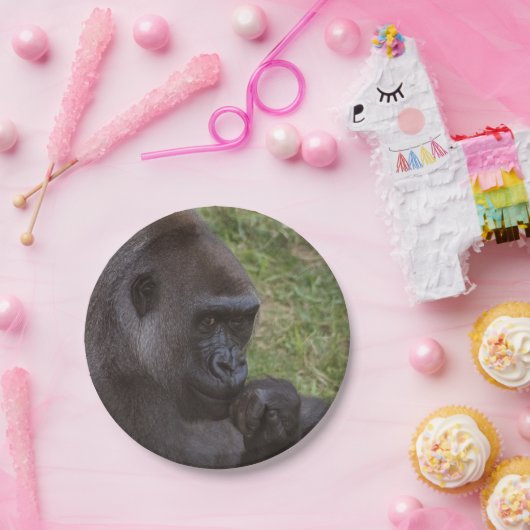 Gorilla Pappteller (Party)