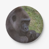 Gorilla Pappteller (Vorderseite)