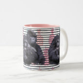Gorilla Pineapine Pink Tasse (VorderseiteRechts)