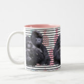Gorilla Pineapine Pink Tasse (Links)