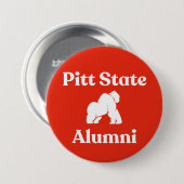 Gorilla Pitt Staat Alumni Button (Vorne & Hinten)