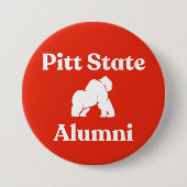 Gorilla Pitt Staat Alumni Button (Vorderseite)