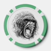 Gorilla Pokerchips (Rückseite)